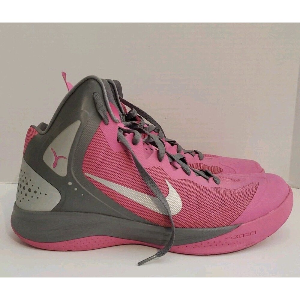 Nike Zoom Hyperenforcers Mens Size 14 Pink Athletic Shoes Sneakers 487655-601